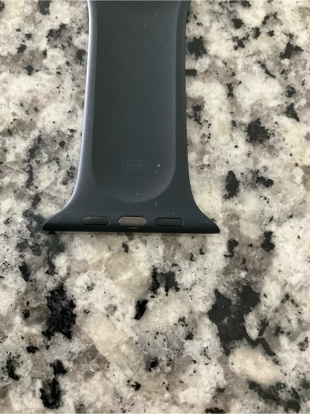 Apple Black Silicone Sport Band for Smartwatch